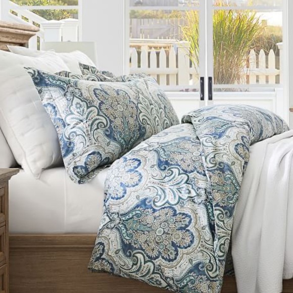 Pottery Barn Bedding Pottery Barn Jordana Paisley Percale Sham